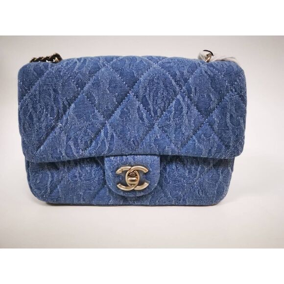 Pre-owned CHANEL Women Denim Crossbody Bag Single Shoulder Bag small scratch